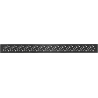 Mexen Flat M12 kryt na lineárny odtok 50 cm, čierna - 1721050