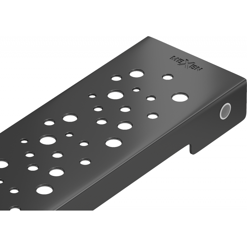Mexen Flat M12 kryt na lineárny odtok 50 cm, čierna - 1721050