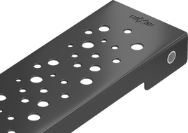 Mexen Flat M12 kryt na lineárny odtok 50 cm, čierna - 1721050