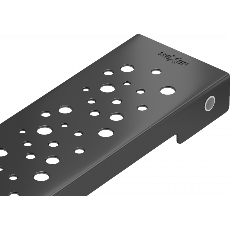Mexen Flat M12 kryt na lineárny odtok 60 cm, čierny - 1721060