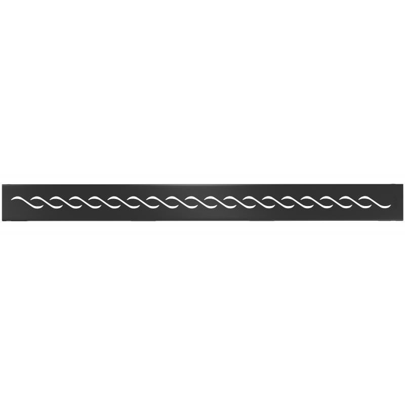 Mexen Flat M18 kryt na lineárny odtok 50 cm, čierny - 1723050