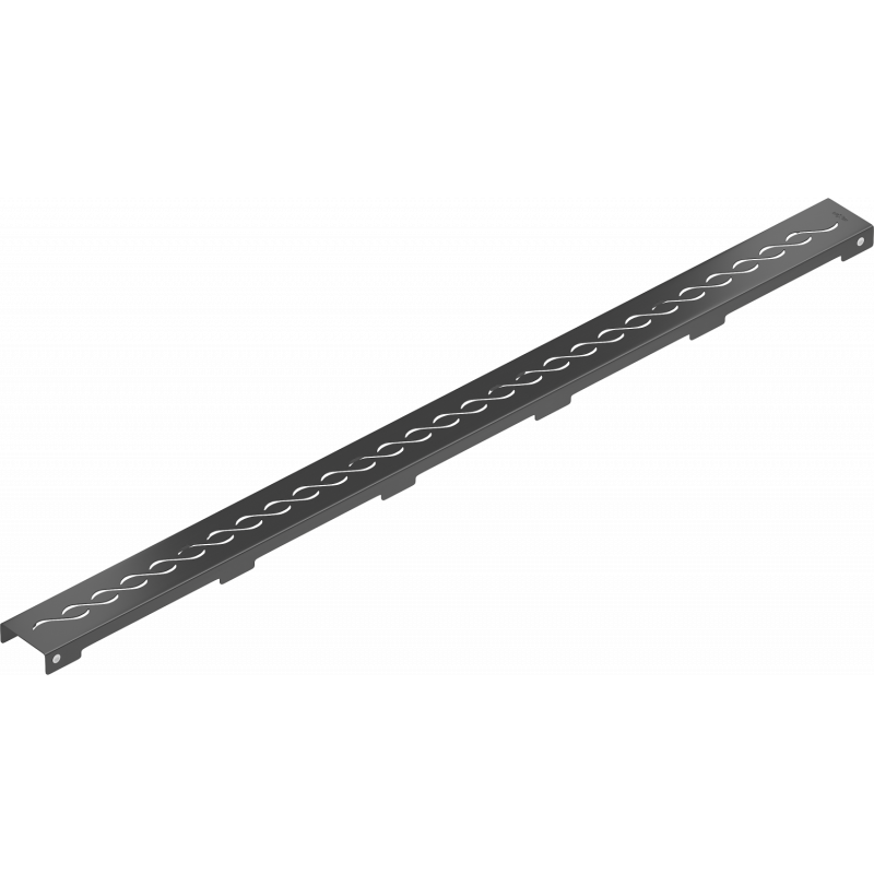 Mexen Flat M18 kryt do žľabu 100 cm, čierny - 1723100