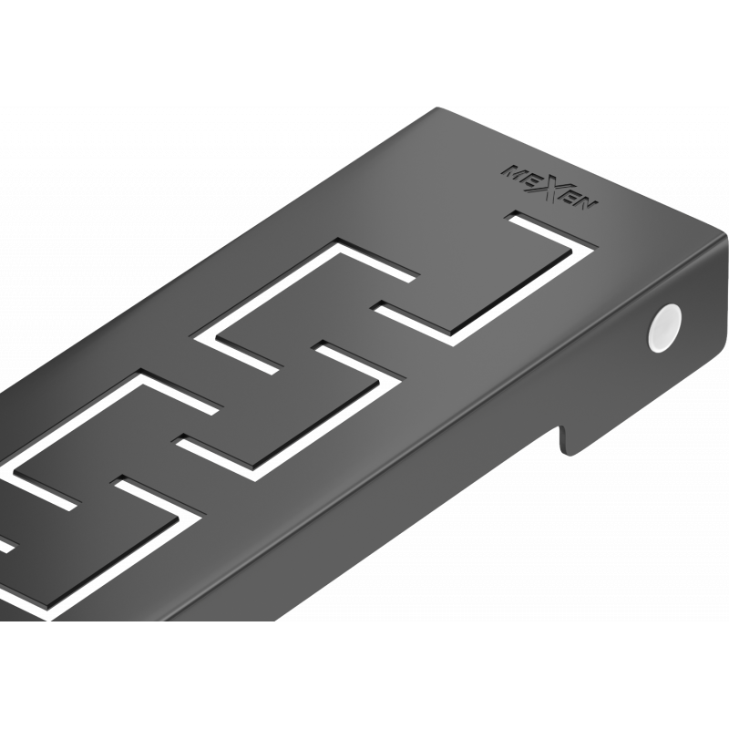Mexen Flat M15 kryt odtoku lineárneho 60 cm, čierny - 1724060