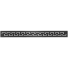 Mexen M15 mriežka odtokového žľabu 60 cm, čierna - 1724060