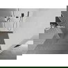 Mexen Kioto+ L sprchová stena s poličkou Walk-in 100 x 200 cm, matné, gun metal - 800-100-123-95-30