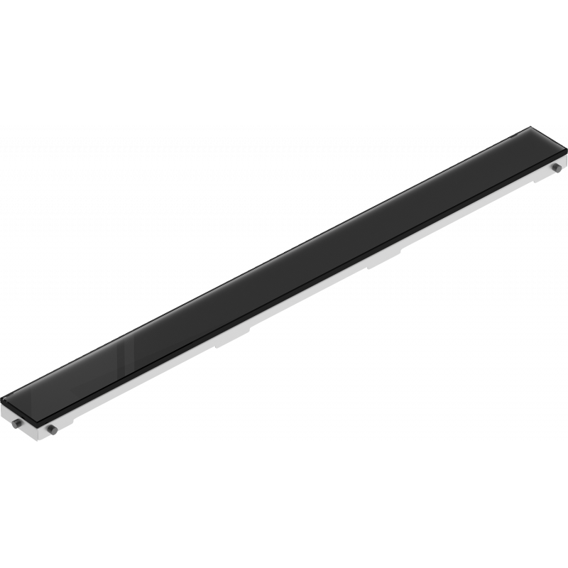 Mexen Flat MGB kryt na líniový odtok 70 cm, čierne sklo - 1026070