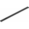 Mexen Flat MGB kryt liatkového odtoku 90 cm, čierne sklo - 1026090