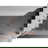 Mexen Kioto+ L sprchový panel so sponou Walk-in 120 x 200 cm, mrazené, ružové zlato - 800-120-123-60-30