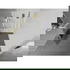 Mexen Kioto+ L sprchový panel s policou Walk-in 120 x 200 cm, transparentné/matné, zlaté brúsené - 800-120-123-55-35