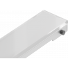Mexen Flat MGW krytka na líniový odtok 50 cm, biele sklo - 1027050