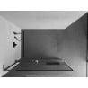 Mexen Kioto+ L sprchová stena s poličkou Walk-in 60 x 200 cm, čierny vzor, gun metal - 800-060-123-95-70