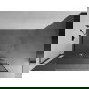 Mexen Kioto+ L sprchová stena s poličkou Walk-in 120 x 200 cm, čierny vzor, gun metal - 800-120-123-95-70
