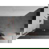 Mexen Kioto+ L sprchový panel so stojanom Walk-in 90 x 200 cm, grafit, ružové zlato - 800-090-123-60-40