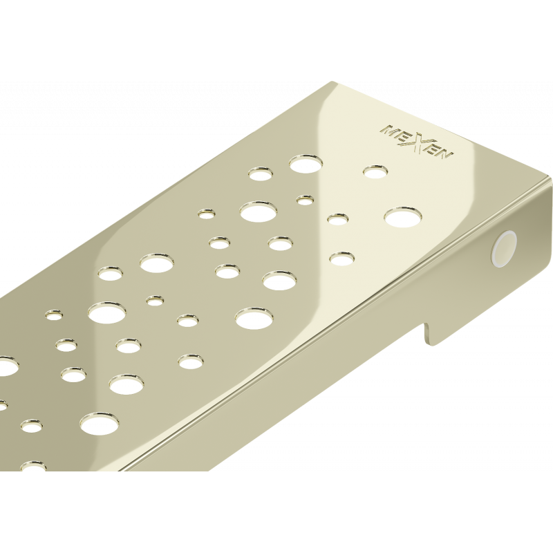 Mexen Flat M12 kryt na odtokovú lištu 70 cm, zlatý - 1521070