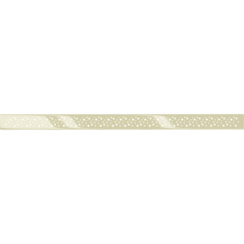 Mexen Flat M12 kryt na lineárny odtok 80 cm, zlatý - 1521080