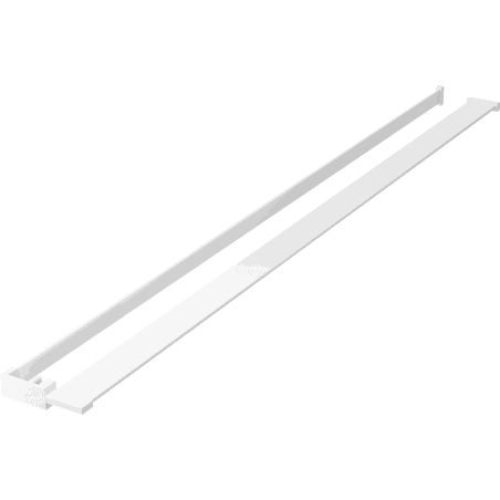 Mexen polica na sprchovú stenu s relingom na uteráky, biela - 800-02-20