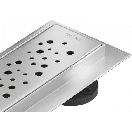 Mexen Flat M12 odtokový žľab 70 cm, chrómová - 1021070-15