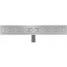 Mexen Flat M01 odtokový žľab 70 cm, chrómová - 1020070-15