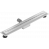 Mexen Flat M18 odtokový žľab 50 cm, chrómová - 1023050-15