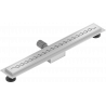 Mexen Flat M18 odtokový žľab 70 cm, chrómová - 1023070-15