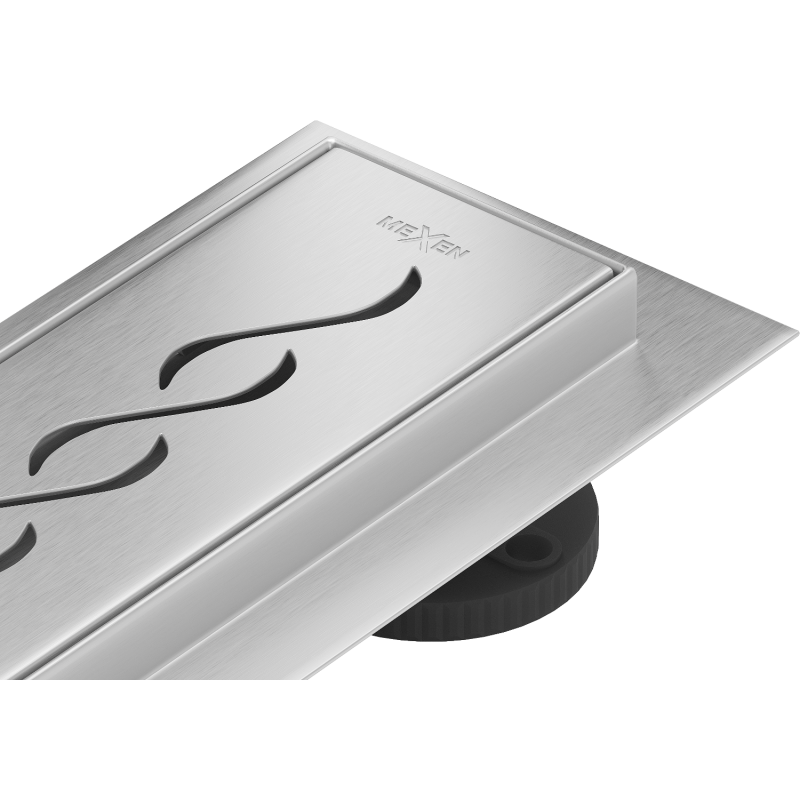 Mexen Flat M18 lineárny odtok 80 cm, inox - 1023080-15