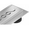 Mexen Flat M18 lineárny odtok 80 cm, inox - 1023080-15