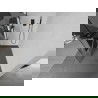 Mexen Kioto+ L sprchový panel s police Walk-in 120 x 200 cm, biely vzor, čierna - 800-120-123-70-97