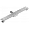 Mexen Flat M08 odtokový žľab 70 cm, chrómová - 1025070-15