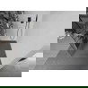 Mexen Kioto+ L sprchová stena s poličkou Walk-in 100 x 200 cm, biely vzor, gun gray brúsený - 800-100-123-66-85