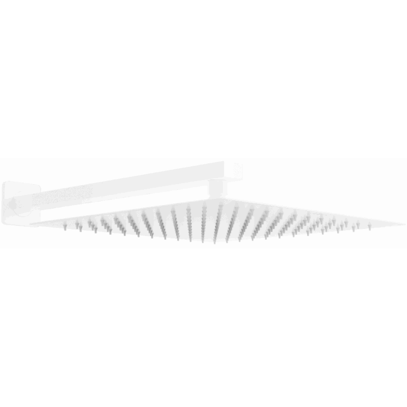 Mexen Slim dažďová sprcha 30 x 30 cm s ramennou sprchovou hlavicou, biela - 79130112-20