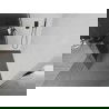 Mexen Kioto+ L sprchovací stěna s poličkou Walk-in 120 x 200 cm, transparentní, černá - 800-120-123-70-09