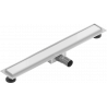 Mexen Flat MGW lineárny žľab 70 cm, biele sklo - 1027070-15