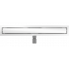 Mexen Flat MGW lineárny odpad 70 cm, biele sklo - 1027070-15
