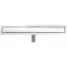 Mexen Flat MGW odtokový žľab 70 cm, biele sklo - 1027070-15