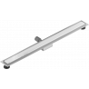 Mexen Flat MGW lineárny odtok 80 cm, biele sklo - 1027080-15