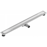Mexen Flat MGW lineárny odtok 80 cm, biele sklo - 1027080-15