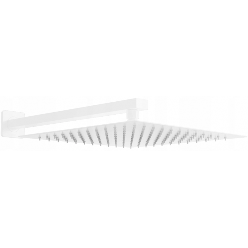 Mexen Slim sprchová hlavica 25 x 25 cm s sprchovým ramenom, biela - 79125112-20