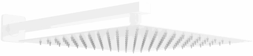 Mexen Slim dažďová sprcha 25 x 25 cm s ramienkom sprchy, biela - 79125112-20