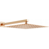Mexen Slim dažďová sprcha 25 x 25 cm s ramienkom na sprchu, ružové zlato - 79125112-60