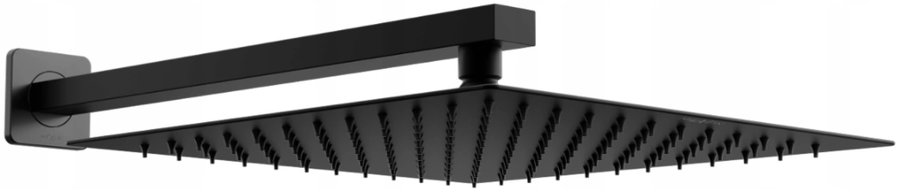 Mexen Slim dažďová sprcha 25 x 25 cm s ramienkom sprchy, čierna - 79125112-70