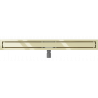 Mexen Flat M13 lineárny odtok 2v1 80 cm, zlatý - 1510080-15
