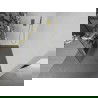 Mexen Kioto+ L sprchový panel so stĺpikom Walk-in 120 x 200 cm, biely vzor, zlatá brúsená - 800-120-123-55-85