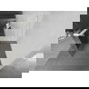 Mexen Kioto+ sprchový panel so stojanom Walk-in 130 x 200 cm, matný, biely - 800-130-121-20-09