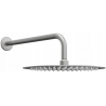 Mexen Slim sprchová hlavica 25 cm s ramenom sprchy, brúsená gun gray - 79225211-66