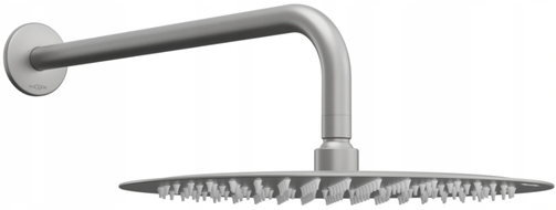 Mexen Slim sprchová hlavica 25 cm s ramenom sprchy, brúsená gun gray - 79225211-66