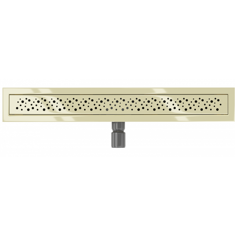 Mexen Flat M12 lineárny žľab 70 cm, zlatý - 1521070-15