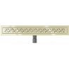 Mexen Flat M12 odtokový žľab 70 cm, zlatá - 1521070-15