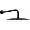 Mexen Slim sprchová hlavica 25 cm s ramienkom sprchy, čierna - 79225211-70