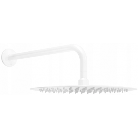 Mexen Slim dažďová sprcha 30 cm s ramenom na sprchu, biela - 79230211-20