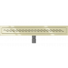 Mexen Flat M18 lineárny odtok 50 cm, zlatý - 1523050-15